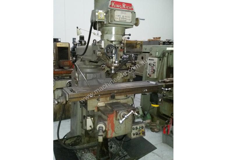 caption used king rich milling machine