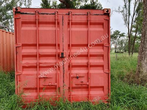 WELDED SHIPPING CONTAINER 20'X 8' & CONTENTS