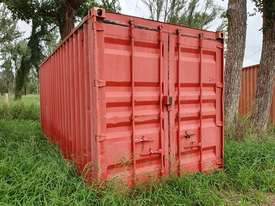 WELDED SHIPPING CONTAINER 20'X 8' & CONTENTS - picture1' - Click to enlarge