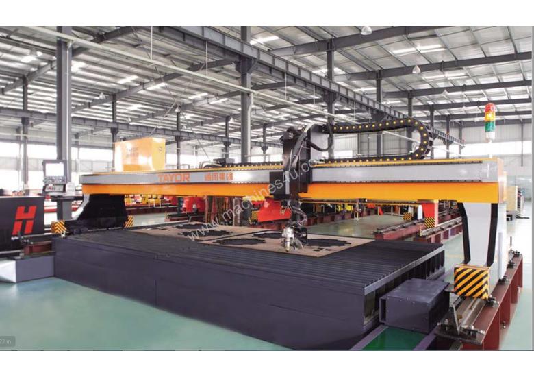 caption TAYOR CNCSG Gantry type Oxy or Plasma CNC Cutting Machines