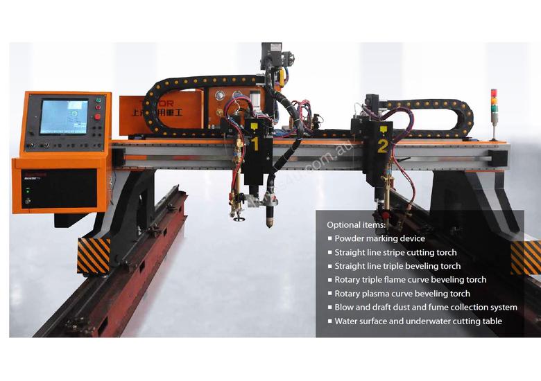 caption TAYOR CNCSG Gantry type Oxy or Plasma CNC Cutting Machines