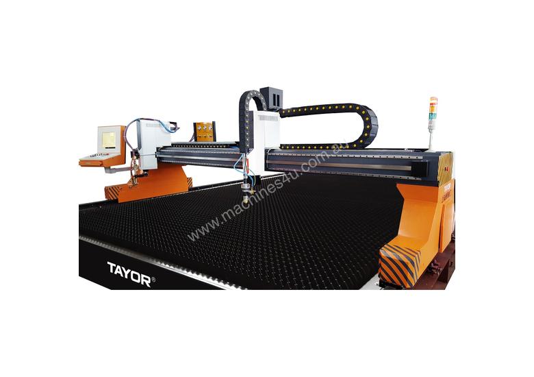 caption TAYOR CNCSG Gantry type Oxy or Plasma CNC Cutting Machines