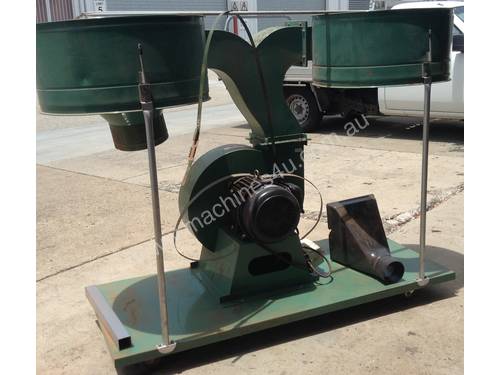 3 phase Dust Extractor 10HP dual bag never used with bags still wrapped  surplus to requirements