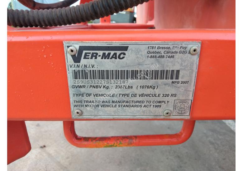Used Vermac Vermac Solar Message Board Traffic Trailer in , Listed