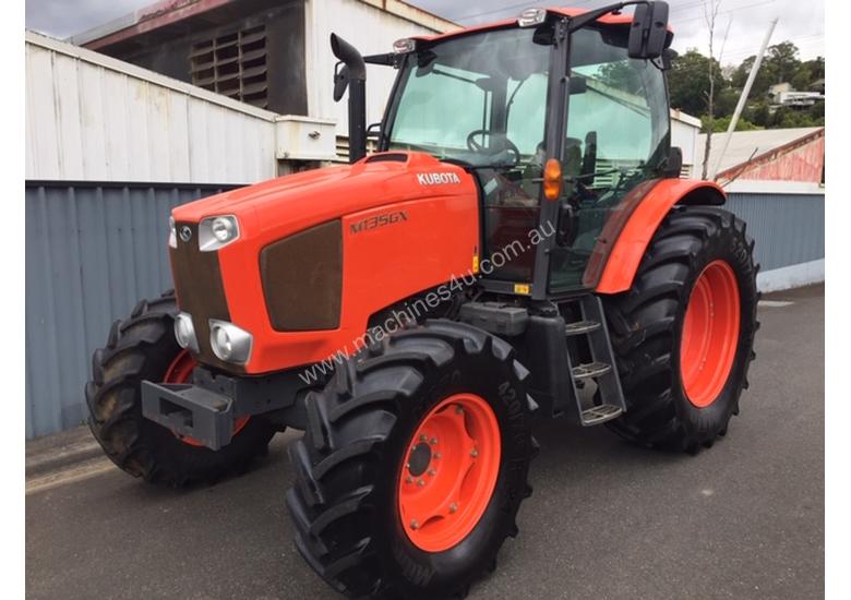 caption Kubota M135GX Tractor