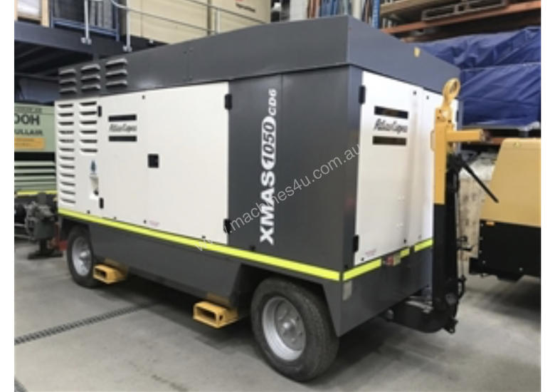 caption Atlas Copco AFTERCOOLED DIESEL COMPRESSOR XAMS1050 CD-6 1050CFM