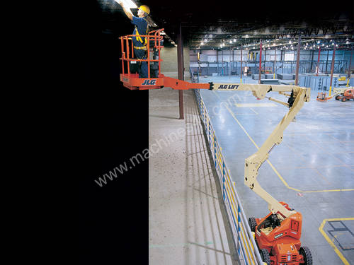 : JLG 45ft Electric Knuckle Boom Lift – Efficient & Perfect for Indoor and Outdoor Work! For Hire!