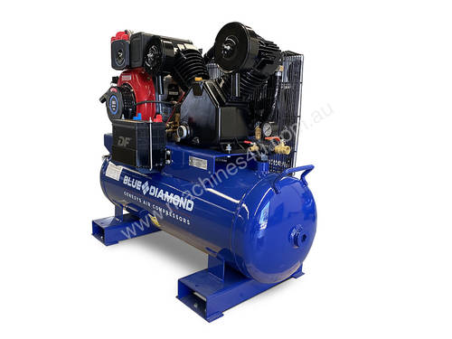 Piston Air Compressor- Diesel 7HP 20 CFM 100L 145 PSI - Truck / Ute