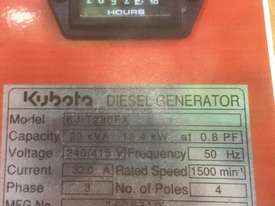 USED - Kubota - Diesel Generator - 23kVA 18.4kW - picture0' - Click to enlarge
