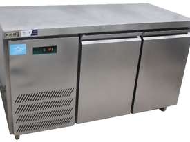 FED COUNTER TOP 2 DOOR STAINLESS STEEL FRIDGE - picture0' - Click to enlarge