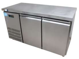 FED COUNTER TOP 2 DOOR STAINLESS STEEL FRIDGE - picture1' - Click to enlarge