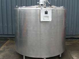 Jacketed Stainless Steel Milk Tank Vat - 2200L - Milkwell - picture0' - Click to enlarge