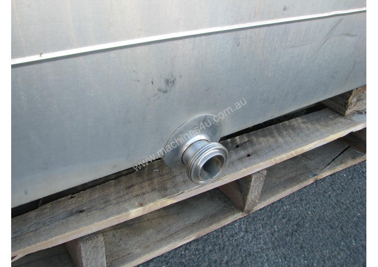 caption Jacketed Stainless Steel Tank Milk Vat - 950L - Dairy Kold 200DX