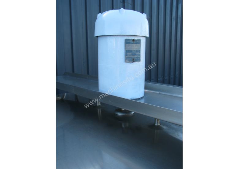caption Jacketed Stainless Steel Tank Milk Vat - 950L - Dairy Kold 200DX