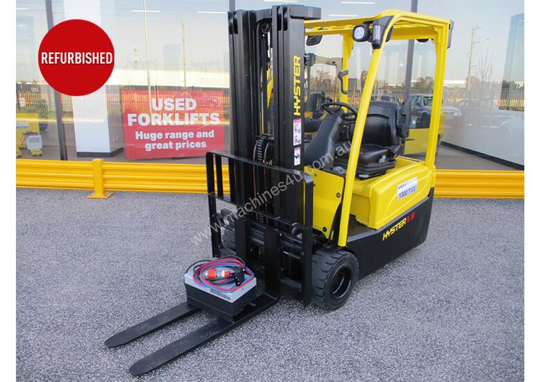 caption 1.8T Battery Electric 3 Wheel Forklift