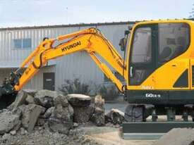 6T Excavator Hyundai R60CR-9 for hire - picture0' - Click to enlarge