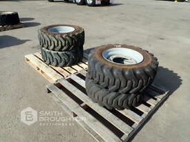 4 X USED FIRESTONE 10-16.5 TYRES ON RIMS - picture0' - Click to enlarge