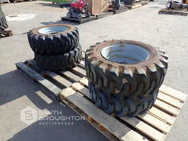 4 X USED FIRESTONE 10-16.5 TYRES ON RIMS - picture1' - Click to enlarge