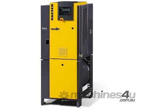 caption New Kaeser SX6 Air Centre. 4kw - 21cfm Rotary Screw Air Compressor