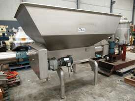 Trough Screw Conveyor, 350mm Dia x 2350mm L - picture1' - Click to enlarge