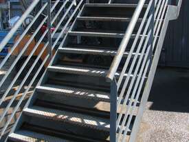 Large Industrial Steel Stairs Staircase - 3.45m high - picture1' - Click to enlarge