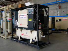 INGERSOLL RAND UP SERIES 18KW ROTARY SCREW COMPRESSORS WITH INTEGRAL DRYER UP5-18TAS-10 - Hire - picture0' - Click to enlarge