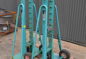 Mobile Cable jack stand decoiler uncoiler dispenser payoff reel cable dereeler