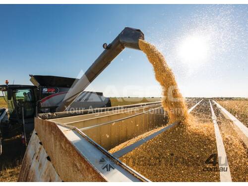 caption Gleaner S9 Combine Harvester Super Series to Enhance Harvest Productivity!