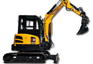 U35 Yuchai 2025 Model Mini Excavator 3.8T with AC Cabin + Hitch & Buckets!