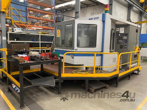 Used 1994 Mori Seiki Twin Pallet Horizontal Machine Centre Horizontal Machining Centres In 0038