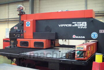 Amada Vipros 358 King (1997) * INCLUDES FANUC SERIES 18-P CONTROLLER. * Amada Vipros 358 King (1997) * INCLUDES FANUC SERIES 18-P CONTROLLER. *