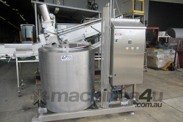 Stainless Steel Jacketed Mixing Tank, Capacity: 500Lt