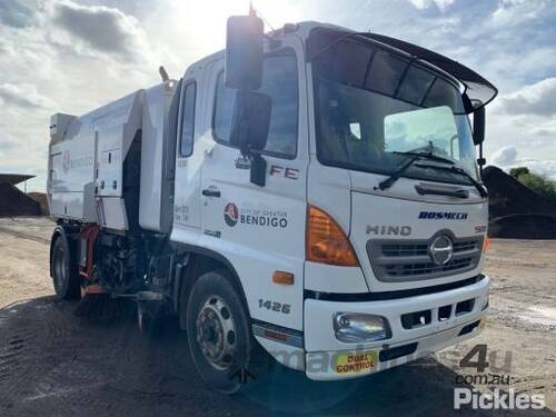 2015 Hino FE500 1426 Dual Control Road Sweeper