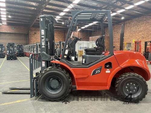 JIALIFT -HELI 3.5T ROUGH TERRAIN FORKLIFT CPCD35-W3Y2GS