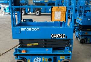 Sinoboom Electric Drive Series Scissor Lift with Maintenance Free Batteries!