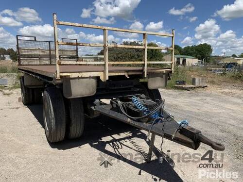 Homemade Bogie Axle Flat Deck Trailer