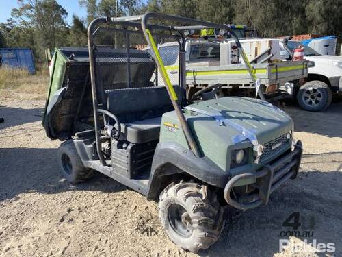 2013 Kawasaki KAF950F (4010) Mule. 4wd, Diesel, 1123hrs (Ex Mine, Corrosion around machine) NO KEY,S