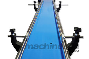 PACKSERV 2Mtr Rubber Belt Conveyor * suitable for all container sizes & shapes *