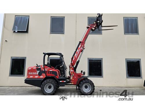 2018 Schaffer Telescopic Wheel Loader 5650T - including grapple and 4 in 1 bucket