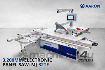 AARON 3200mm Precision Electronic digital Heavy-Duty Sliding Table Saw | 3-Phase Panel Saw | MJ-32TE