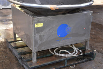 Stainless motorised turntable accumulation bowl carousel bagging station