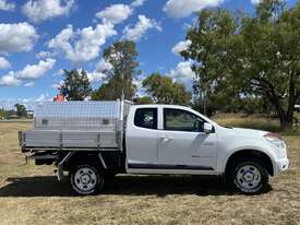 Holden Colorado RG 4x4 Spacecab Traytop Service Body with Maxilift Crane.  Ex Council. - picture0' - Click to enlarge