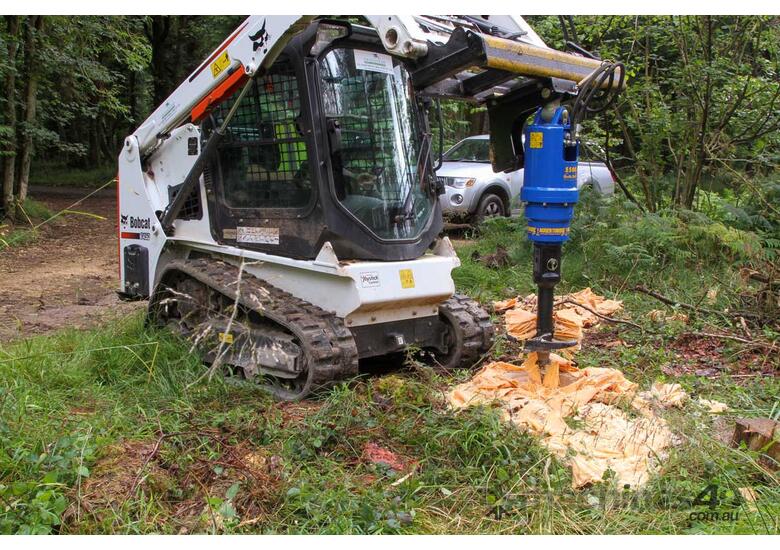 caption AUGER TORQUE SP350 Stump Planer: Skid Steers & Excavators 4.5T-8T