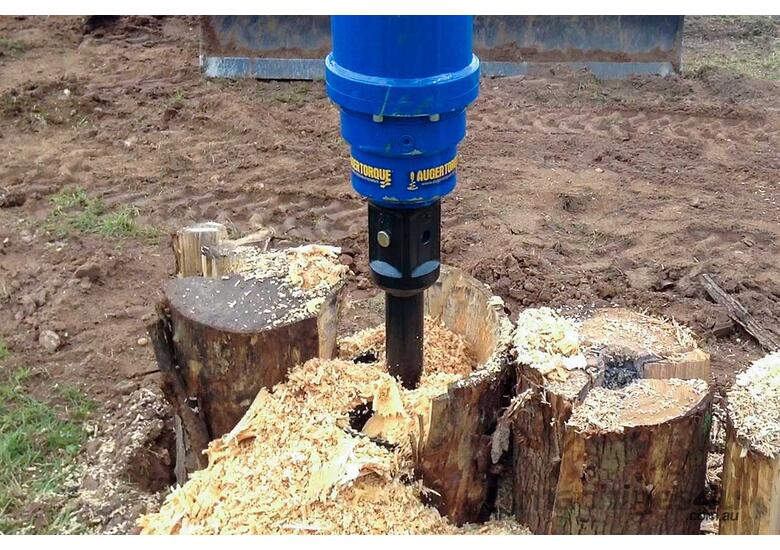caption AUGER TORQUE SP350 Stump Planer: Skid Steers & Excavators 4.5T-8T