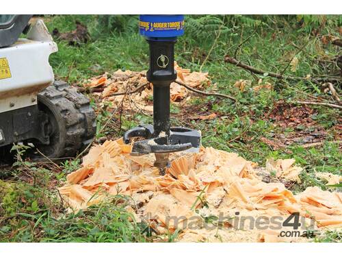 caption AUGER TORQUE SP350 Stump Planer: Skid Steers & Excavators 4.5T-8T