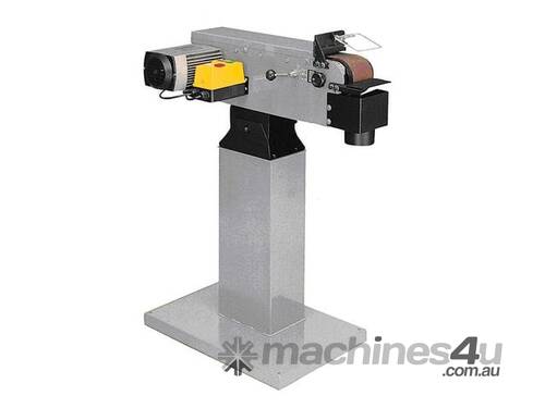 caption Belt Grinder 1.5KW 240V 1PH With Stand Belt Size 100 X 1500mm - GS4591C by ITM
