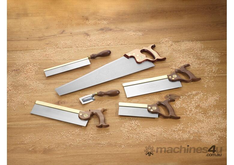 caption 1776 Tenon Saw with Brass Backed Blade and Pistol Grip - Traditional Open Handle by Pax