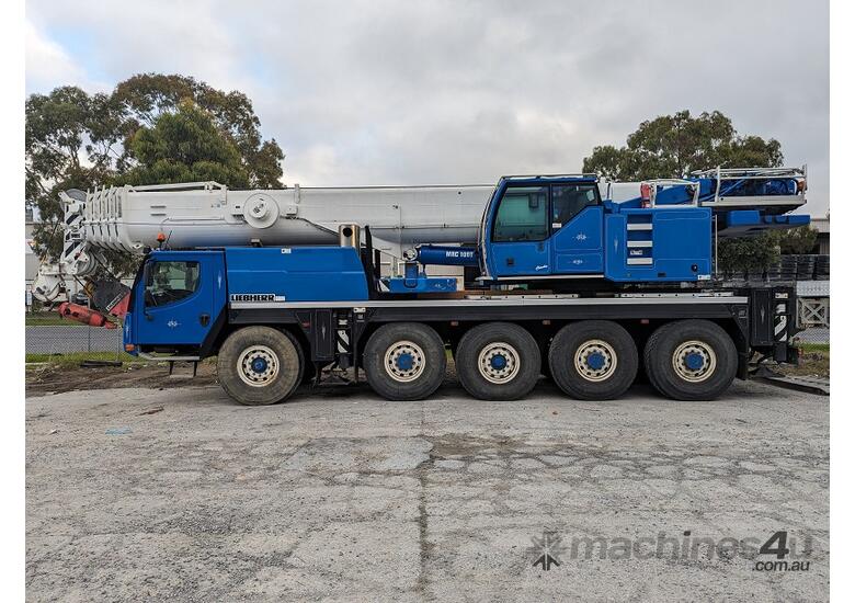 caption GLEASON CRANES 2011 LIEBHERR LTM 1100-5.2 ALL TERRAIN CRANE