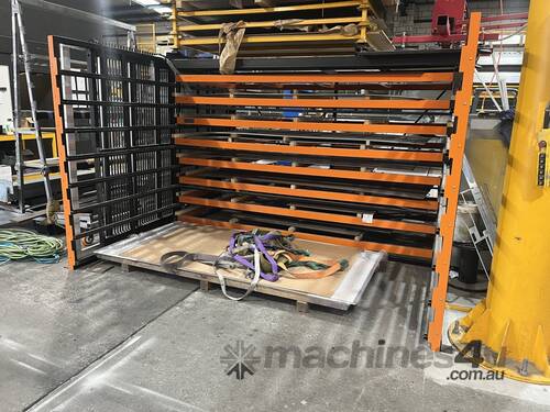 Roll Out Sheet Metal Rack