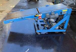 FERAG ATB-SB motorised 0.55kW dual rubber belt conveyor system Pneumatic lift